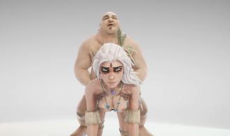 【3D】肥宅因鸡巴太小，舔了半小时都硬不起来