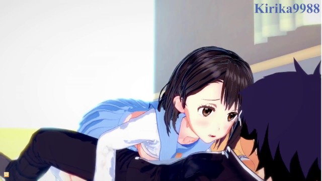 【3D】小野和拉库在自家床上激情做爱